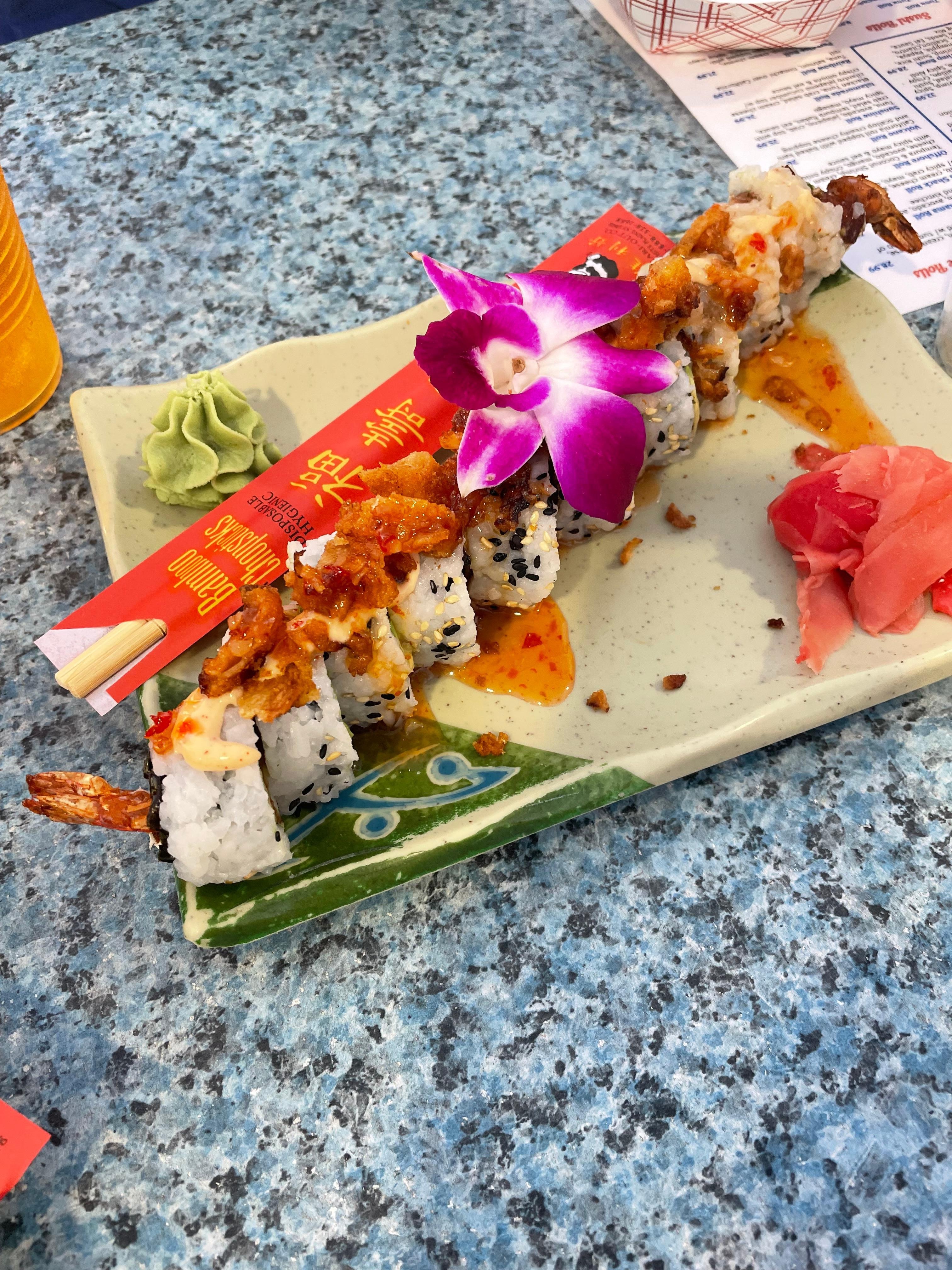 Sushi from sunset grill! Food was amazing!