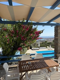 Patio off of the living room.