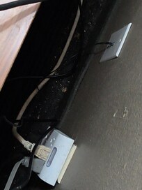 Where I had to plug in so I had lights