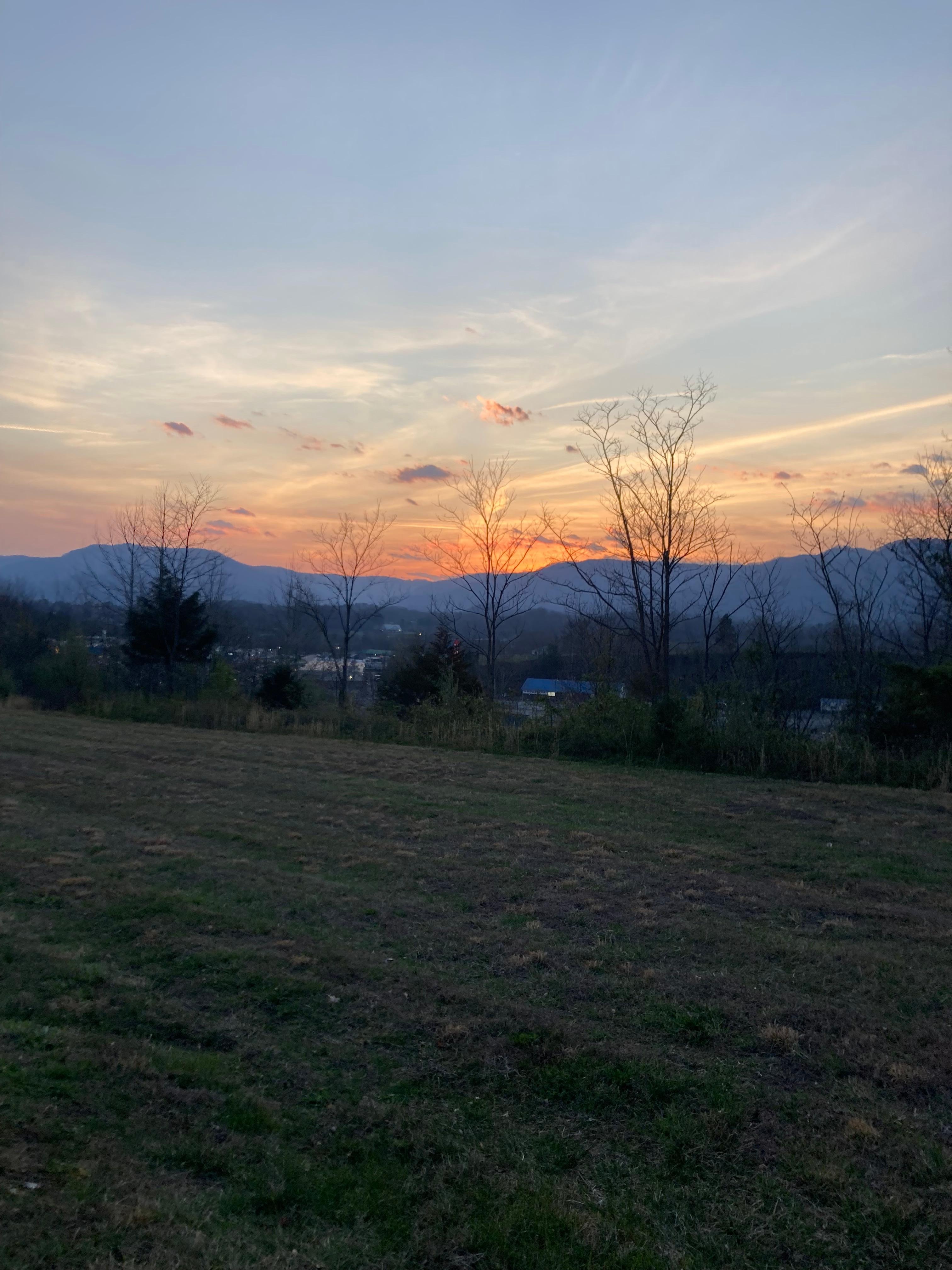 View from parking lot 