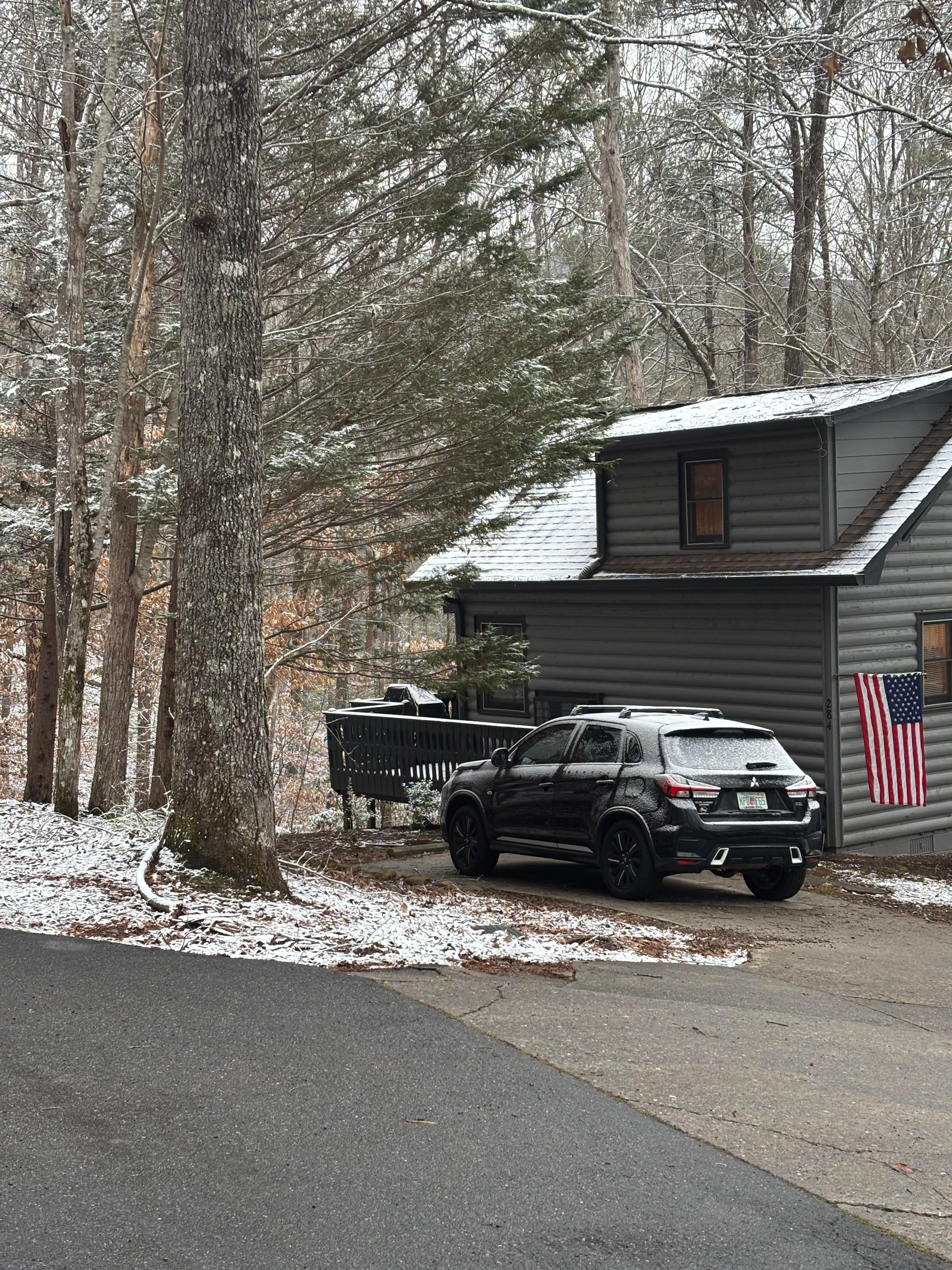Light dusting of snow.