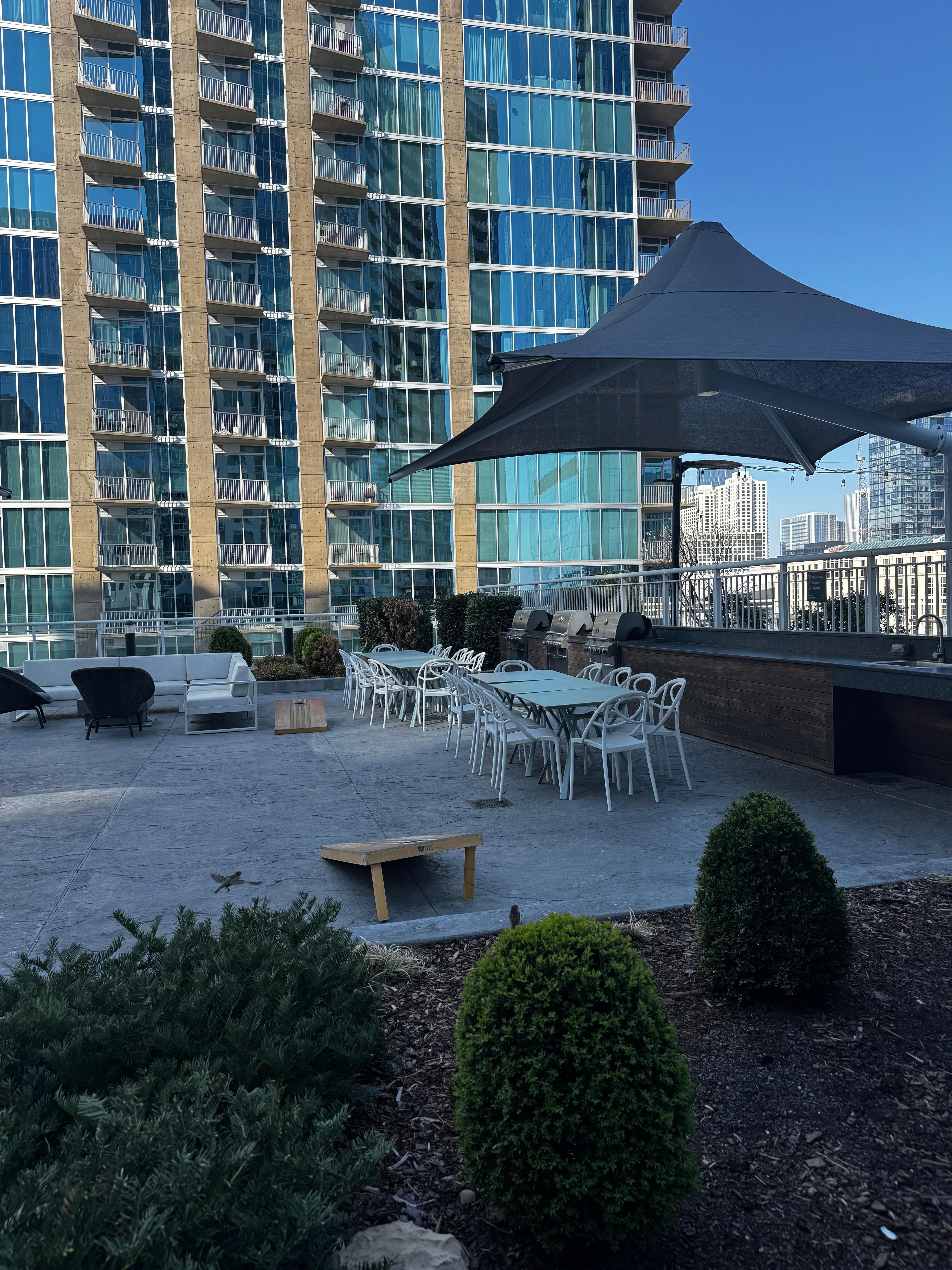 Shared patio/Bbq area