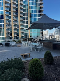 Shared patio/Bbq area