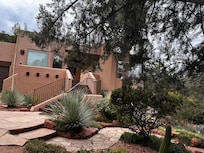 As you enter the property, this is the view.