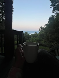 Morning coffee view