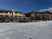 View from the slopes of Base Camp and restaurants.