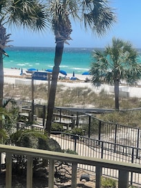 The view from the balcony