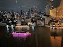 Night view from the room