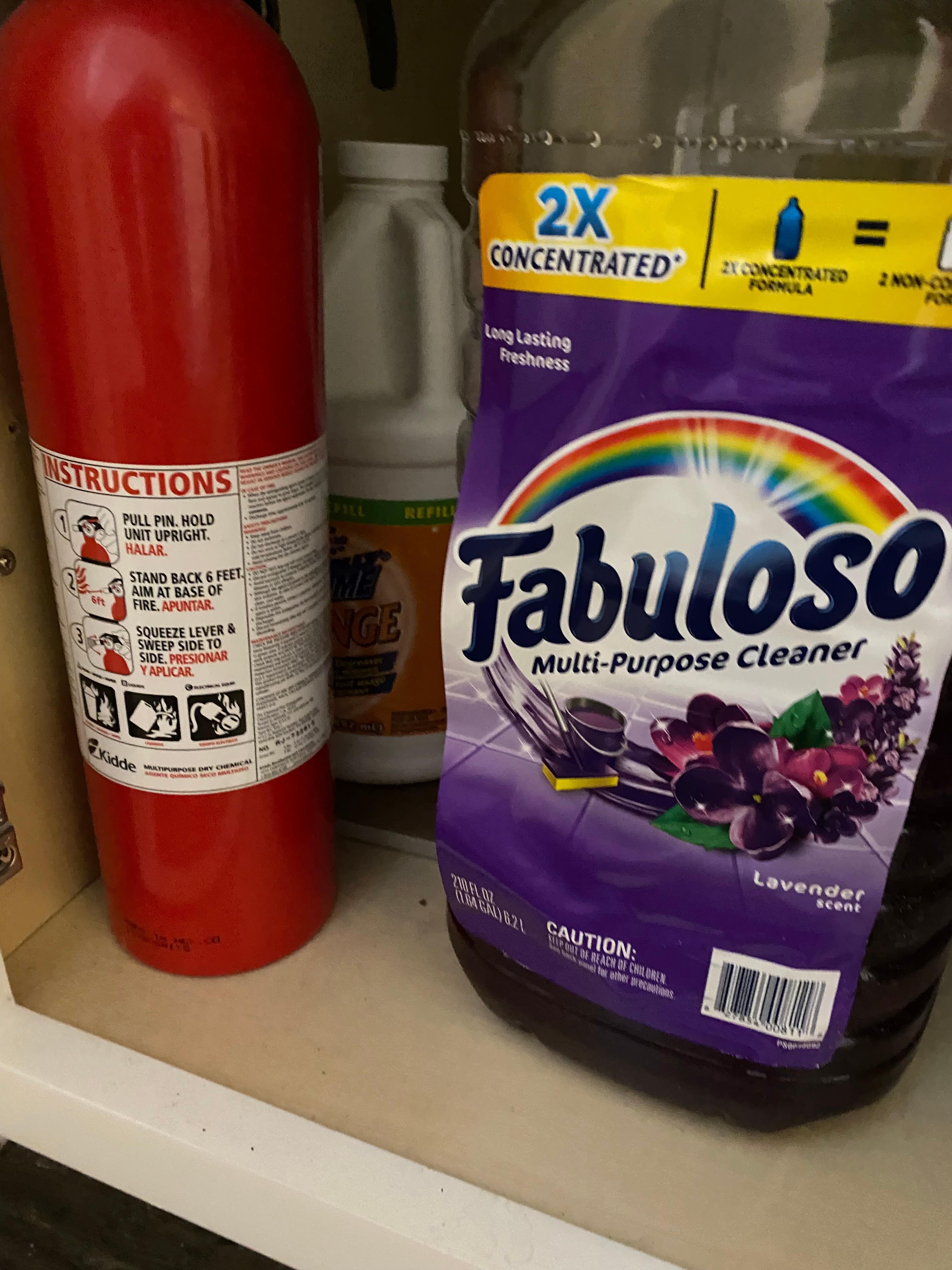 Strong fragrant cleaner 