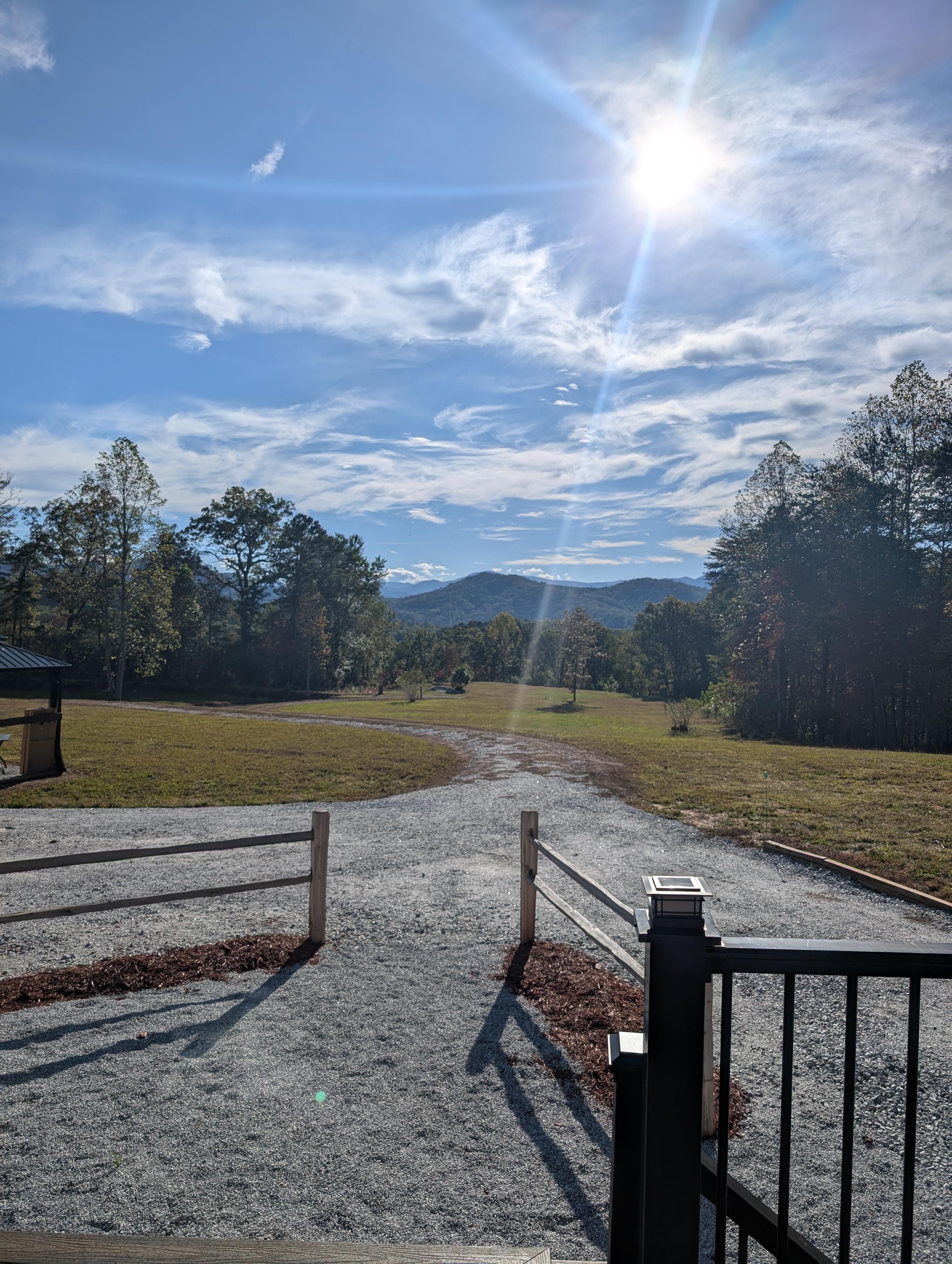 View from front porch