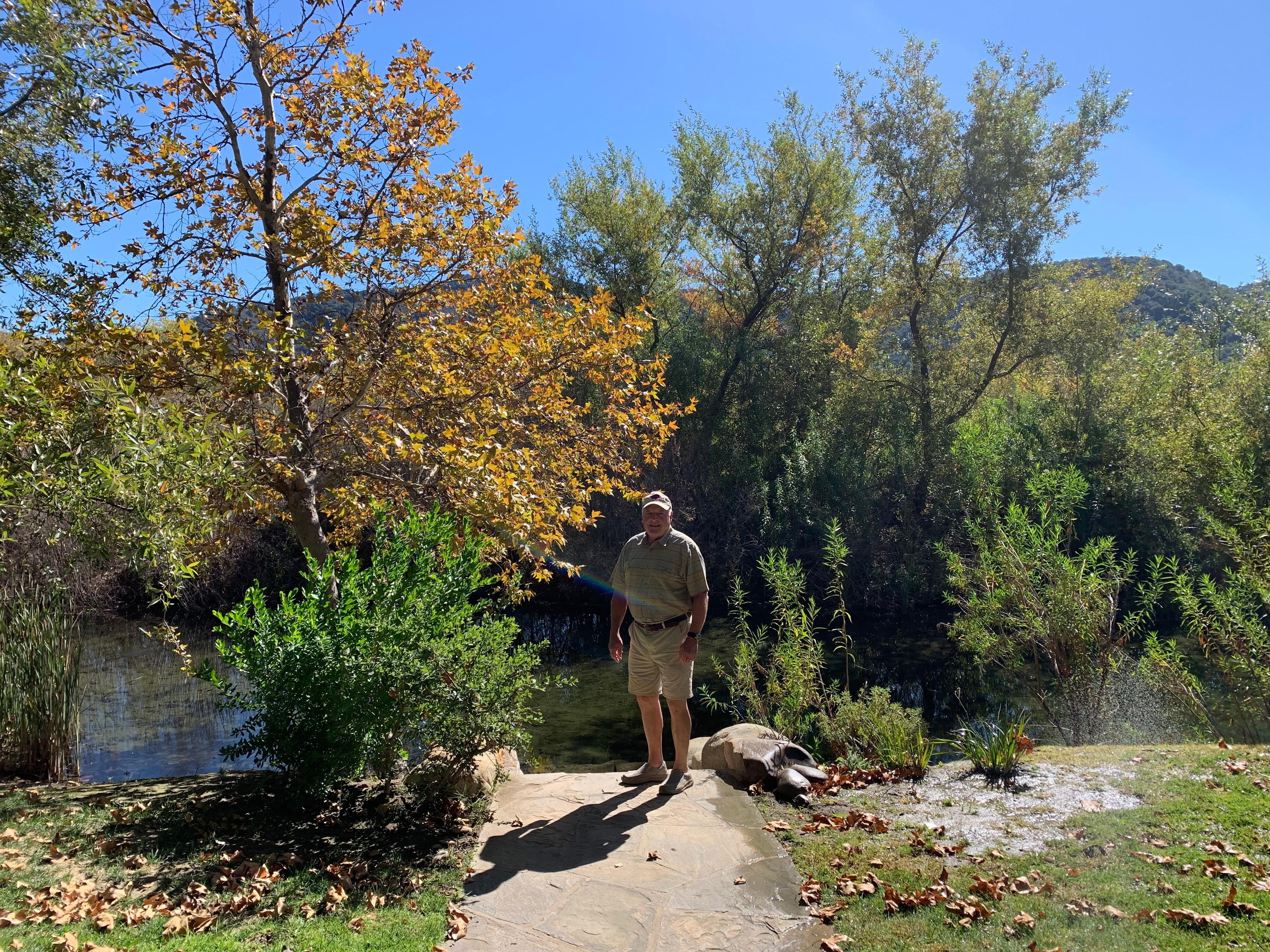 Walking down to see the river 