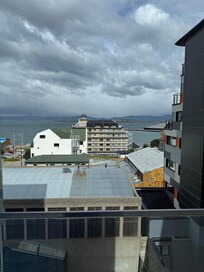 View of Ushuaia port from room