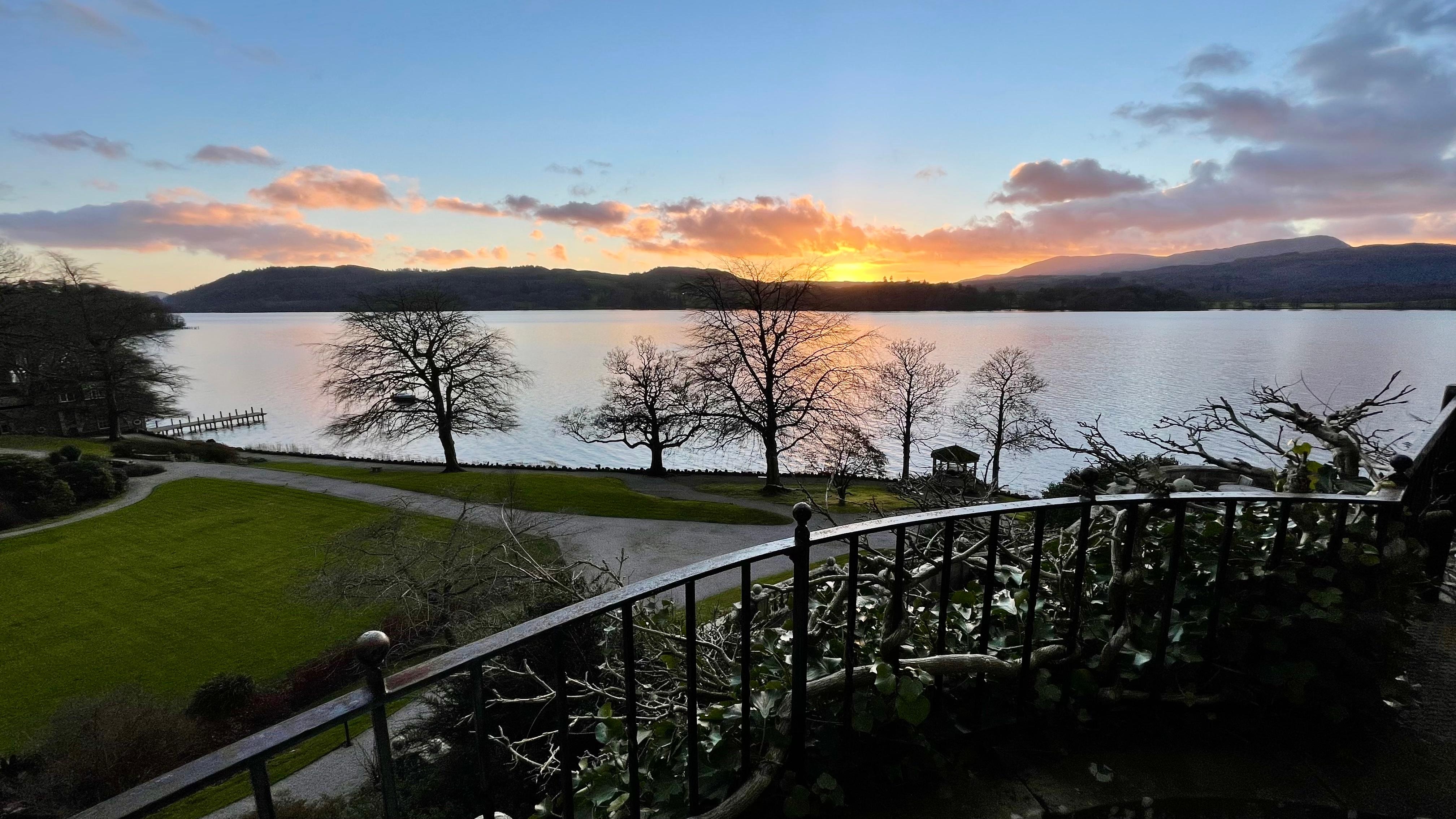 Lake view from room 3