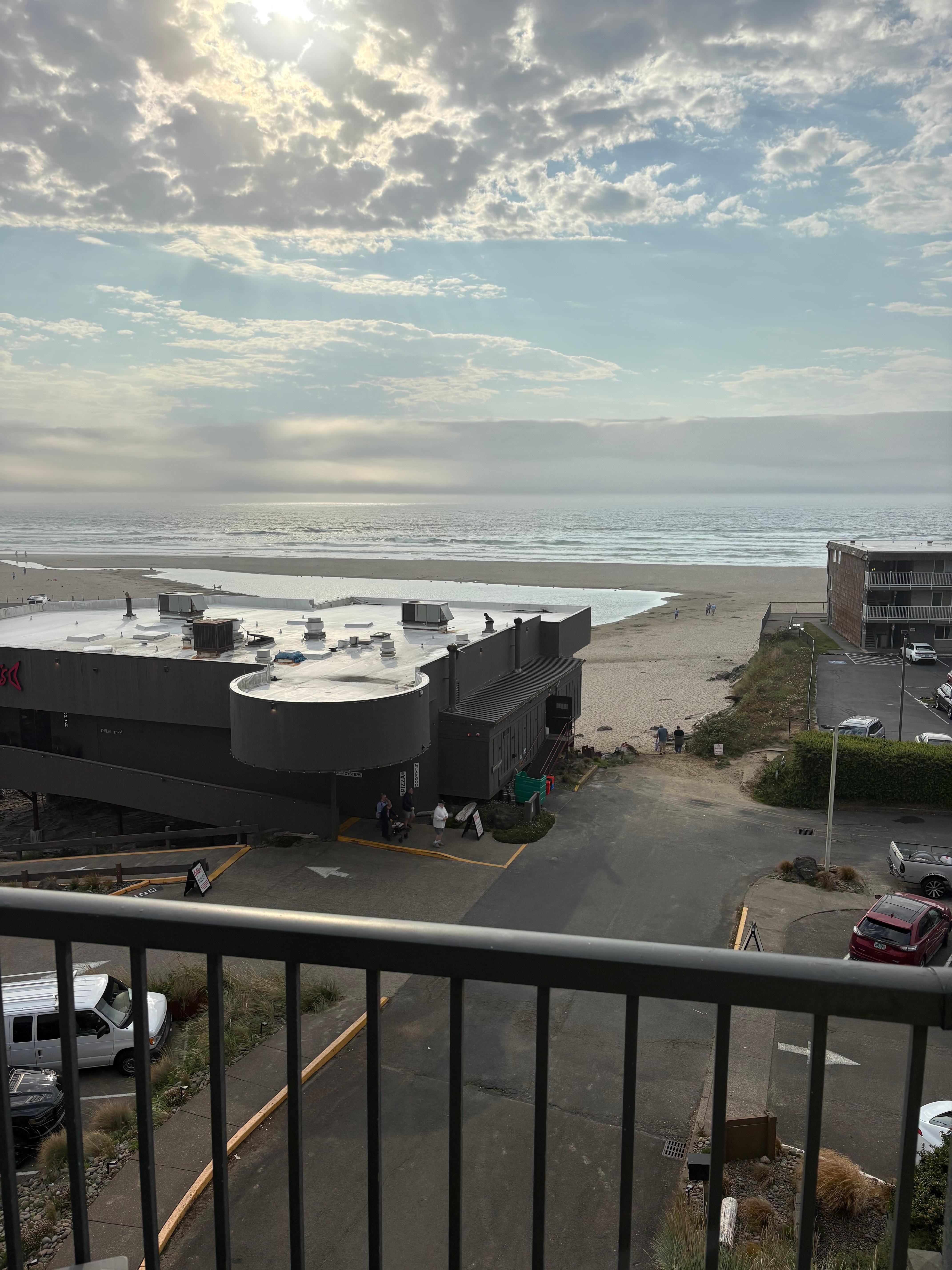 View from our balcony. 