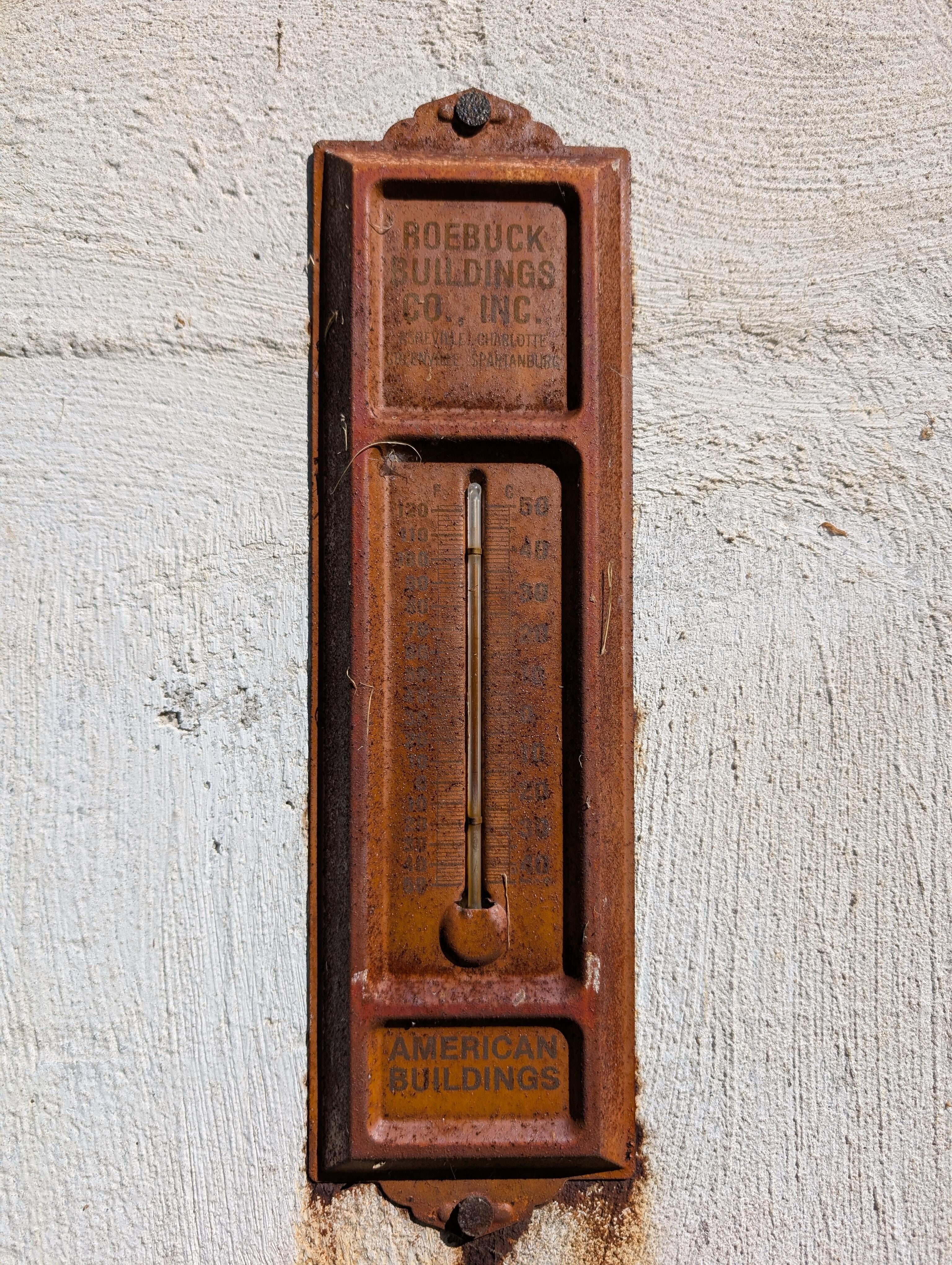 Sears and Roebuck thermometer 