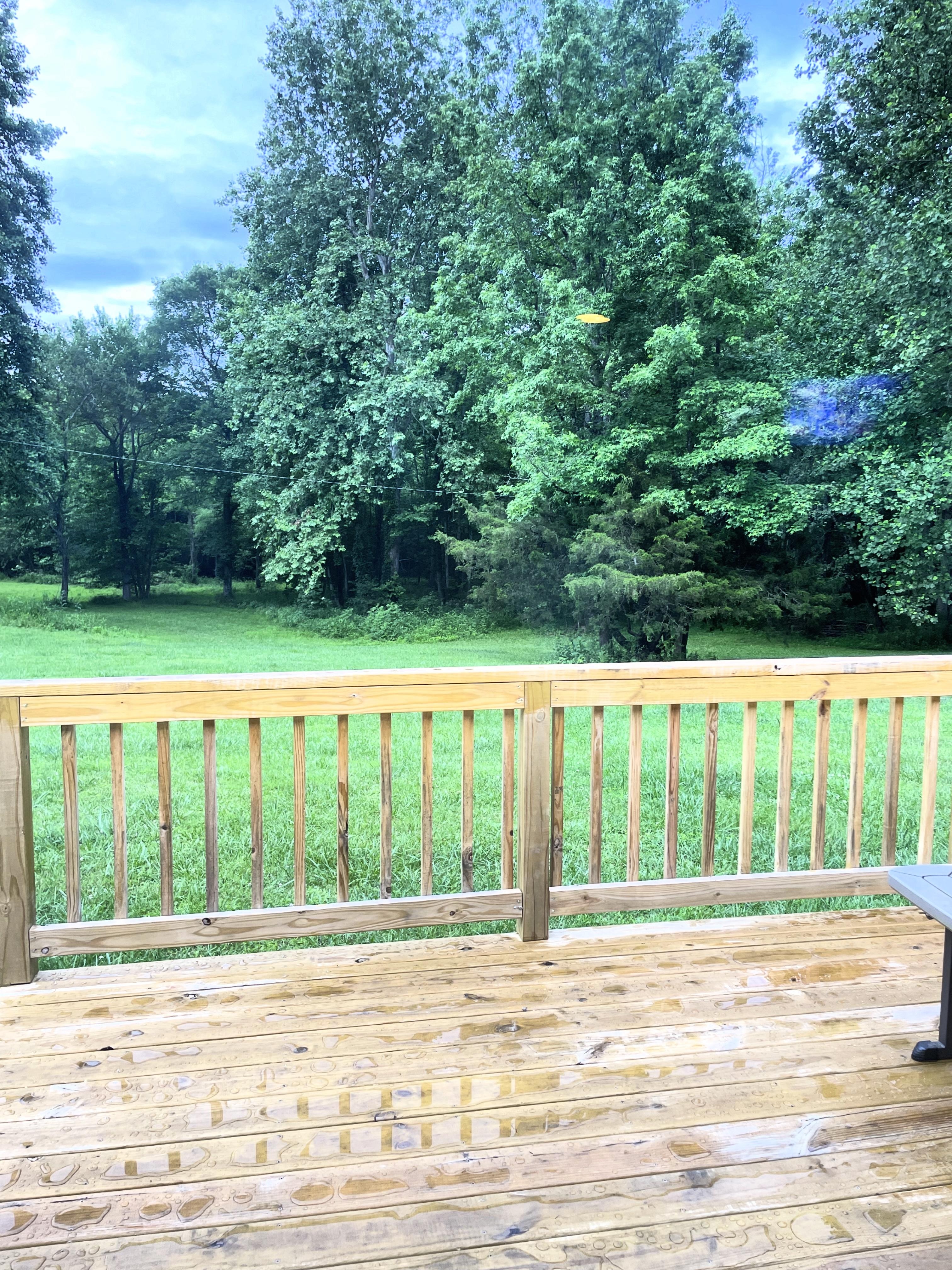 Back porch to our room.