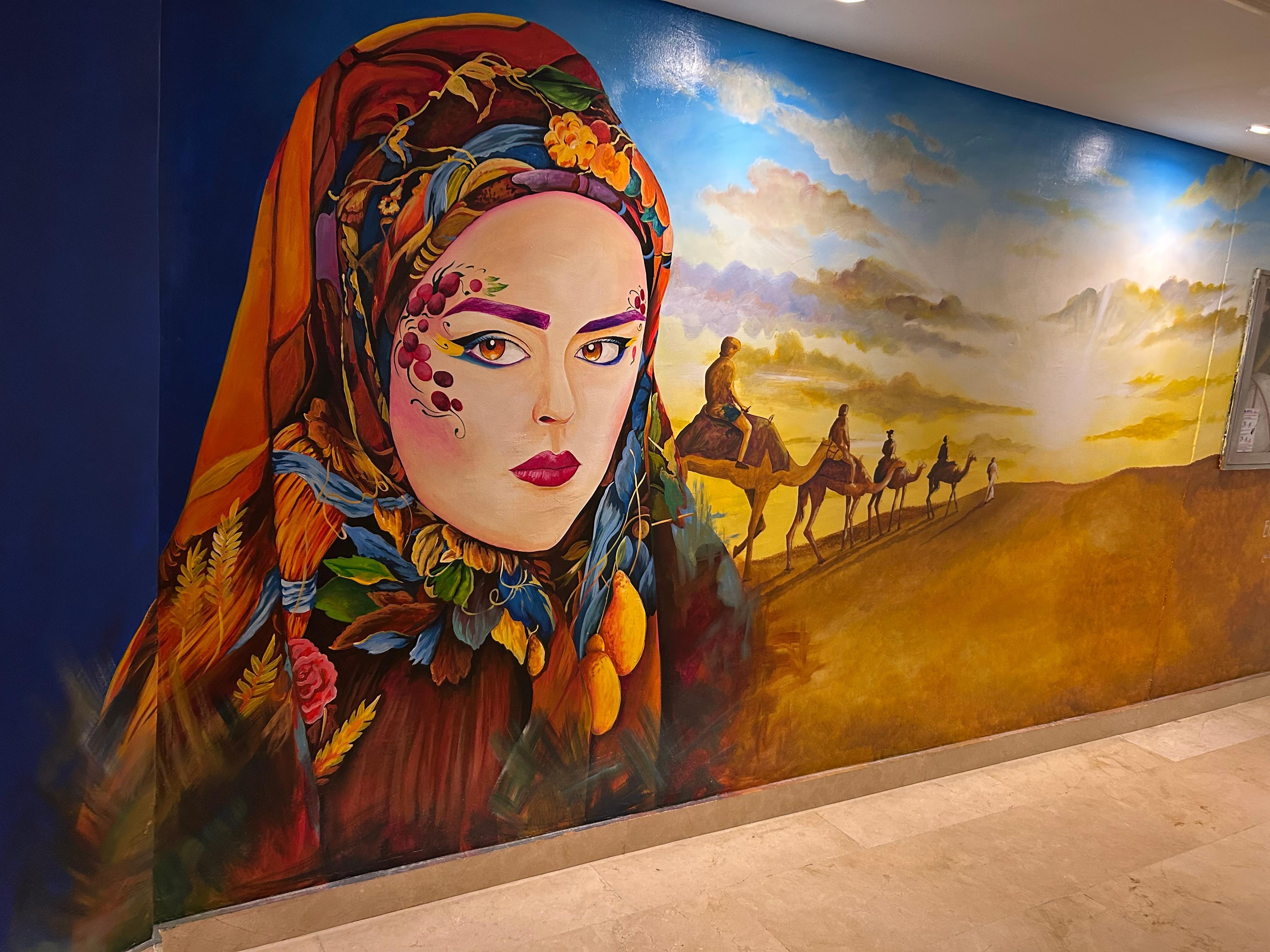 In 20th floor hallway 