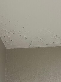 Paint pealing