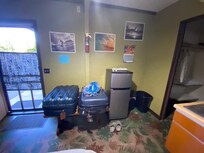 Refrigerator, suitcase area