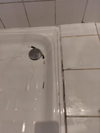 Shower tray in desperate need to replacement.