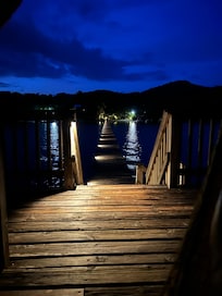 Dock at night