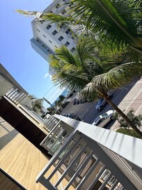 South Beach just steps away! View from our private balcony.