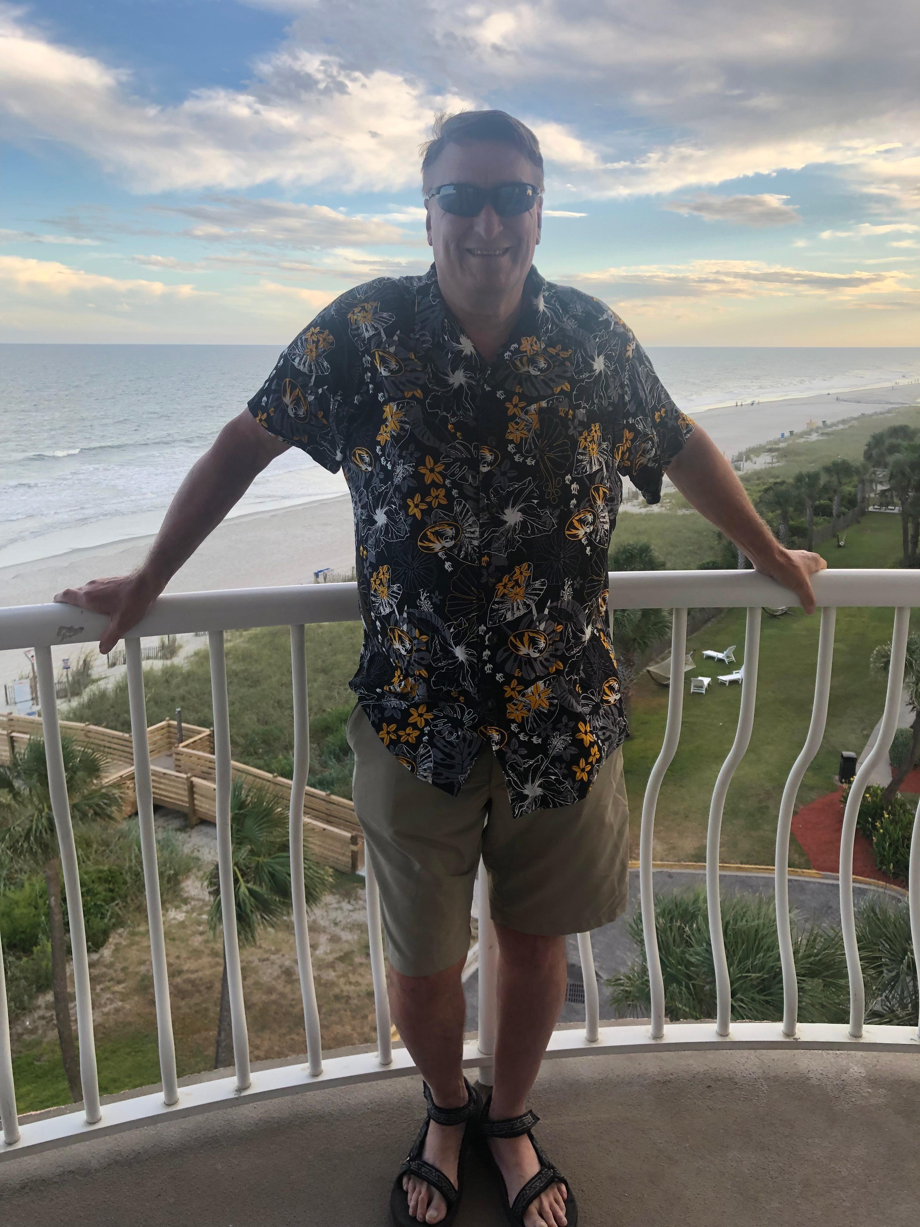 View from the balcony 