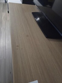 Coffee spills on the very first table when you come in