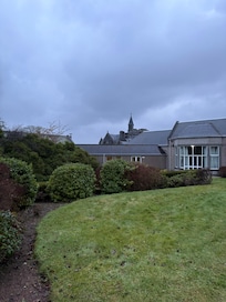 The hotel seen from the spa/pool