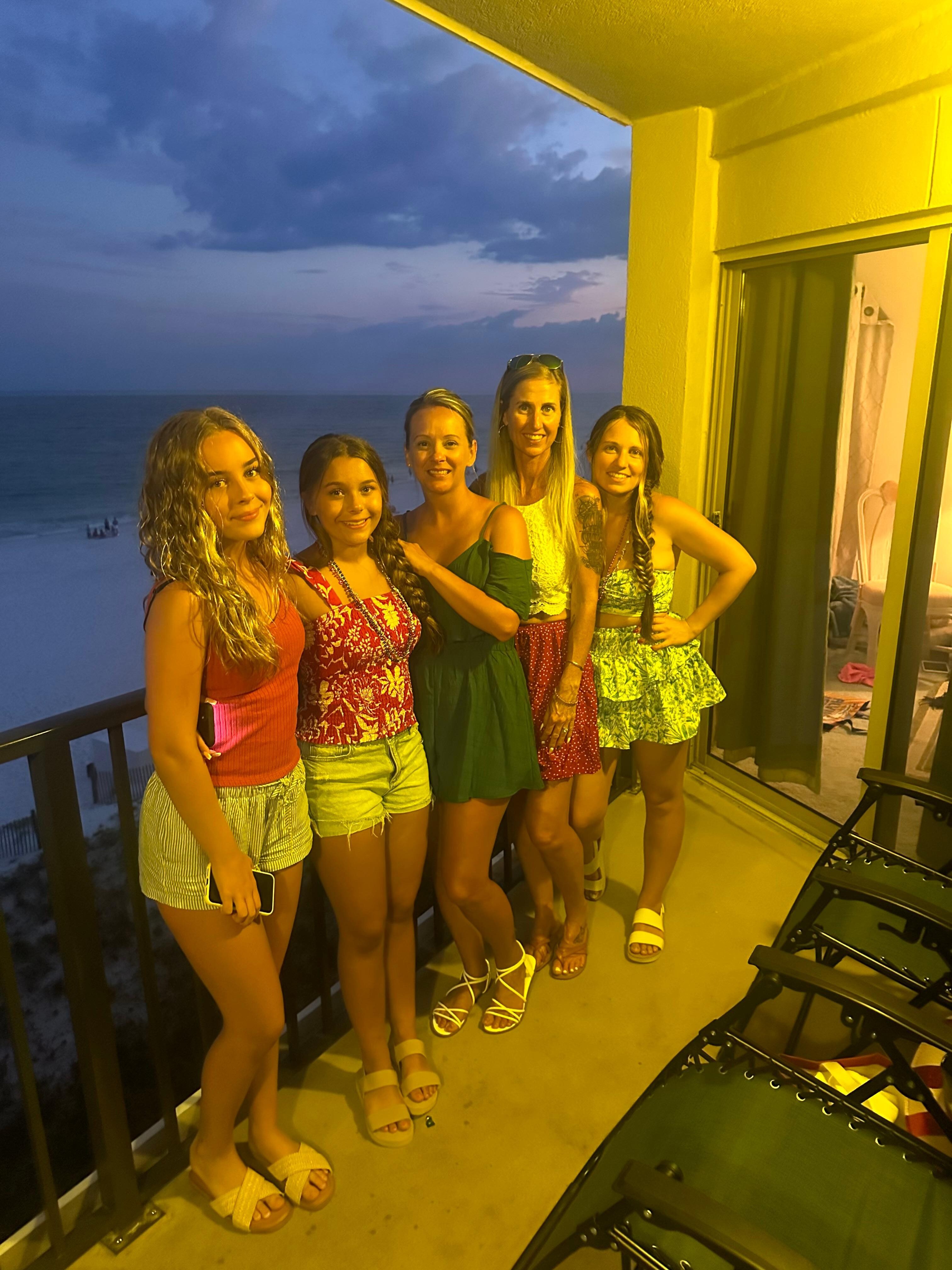 Our balcony had the best sunset & sunrise view