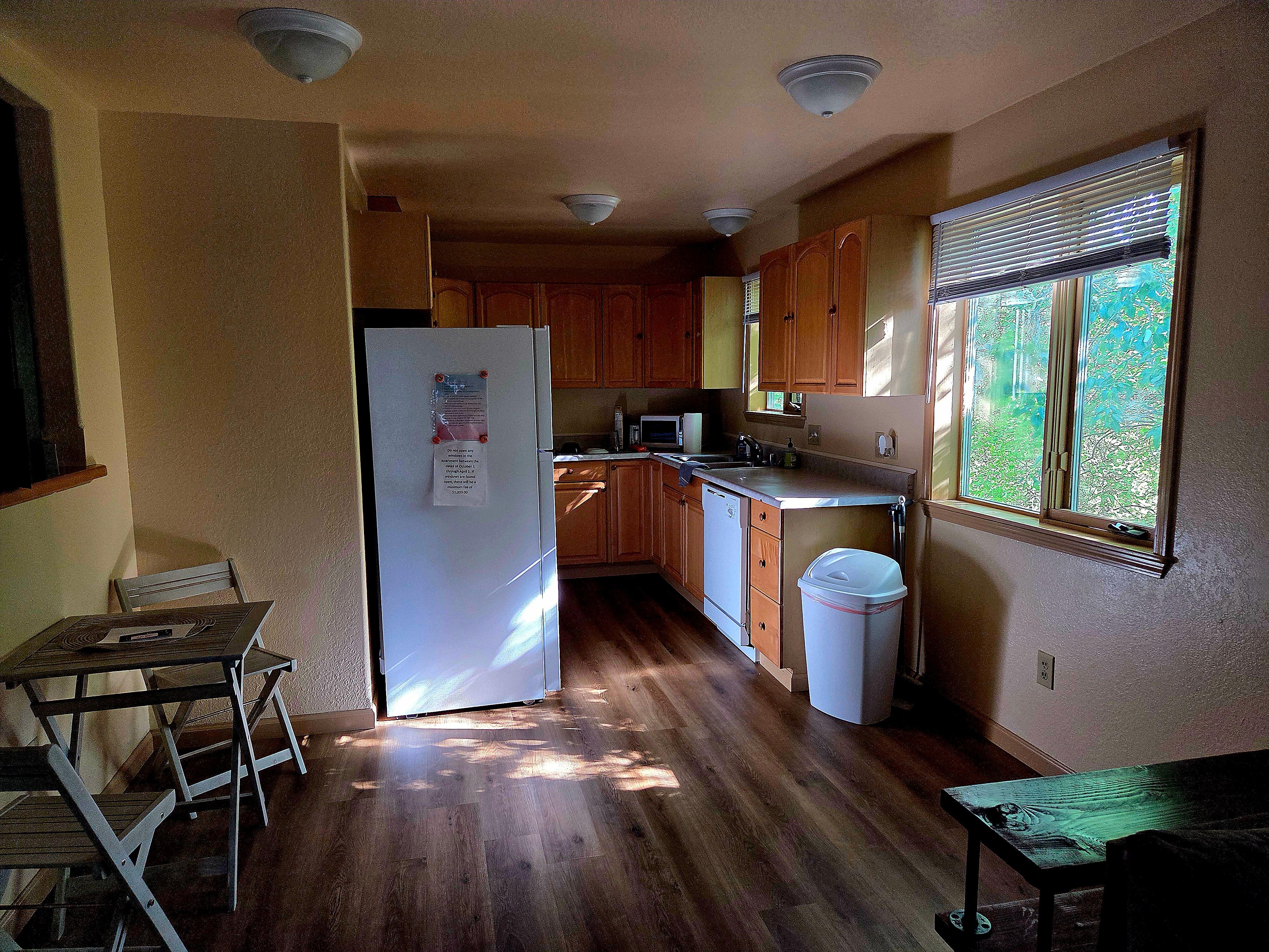 Alaska summer mornings, no need to use the lights, plenty of it.  This was breakfast time.