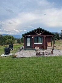 Front porch and grills