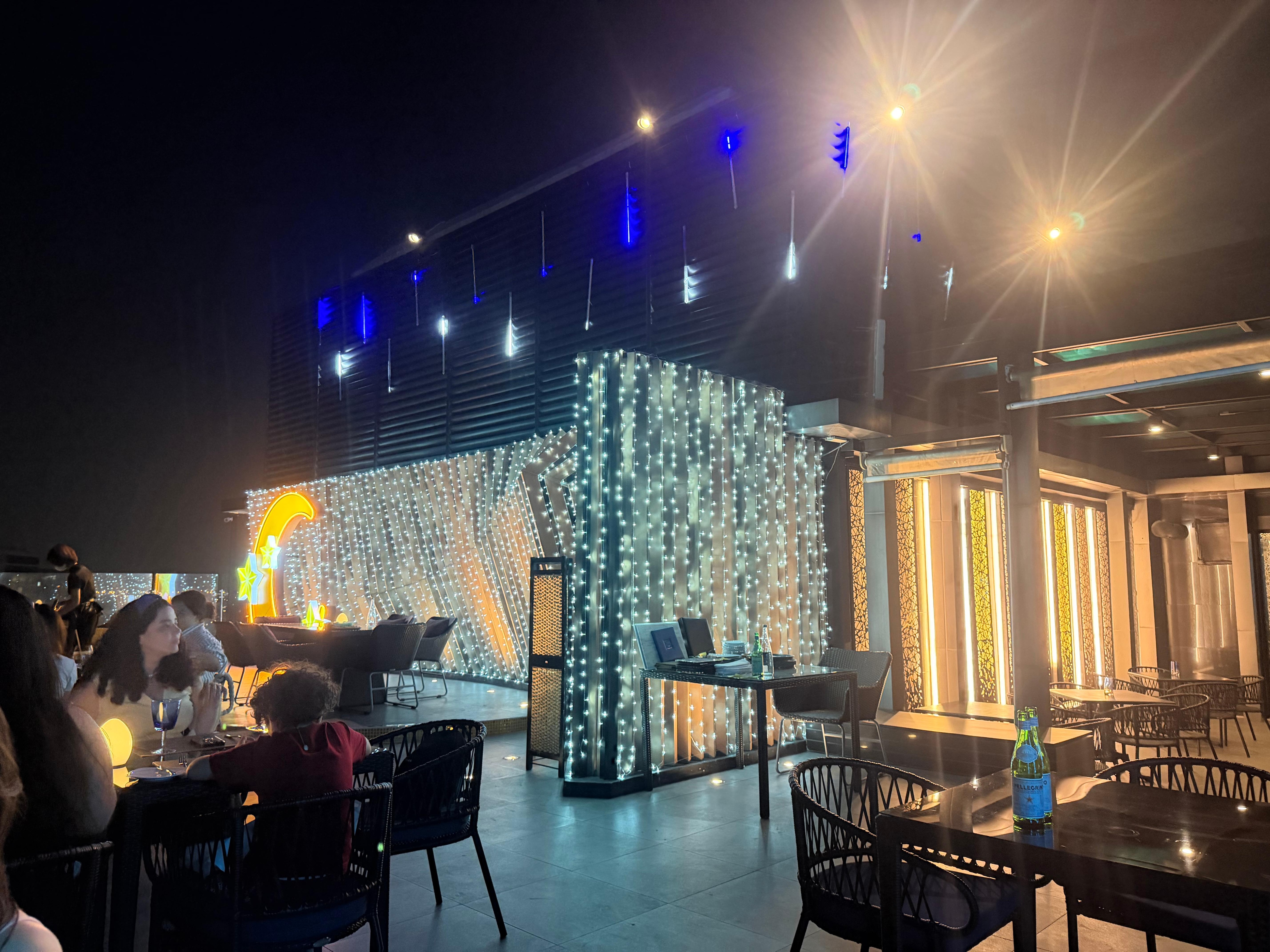 Blue Sky Restaurant on roof top !