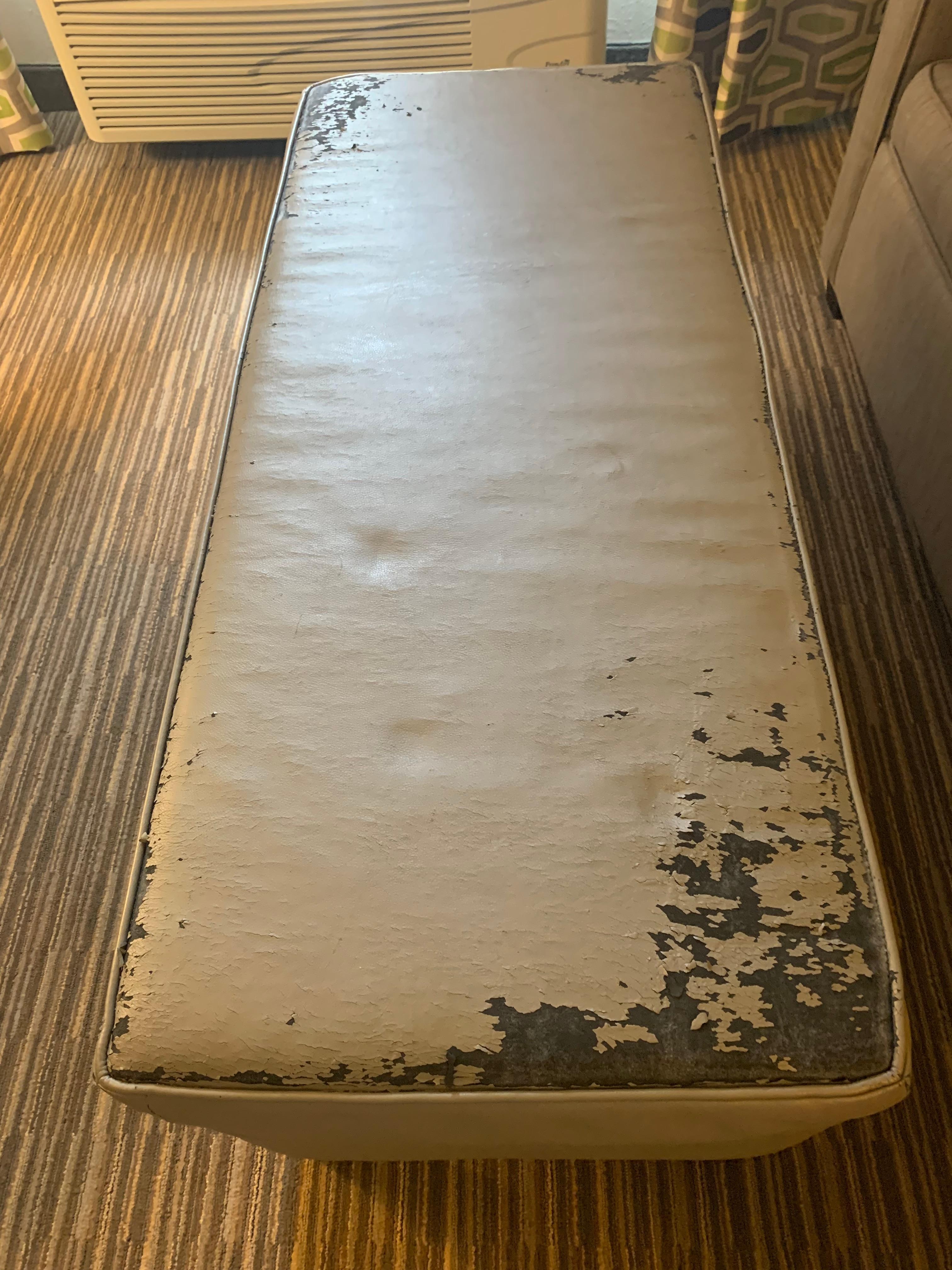Furniture in room.