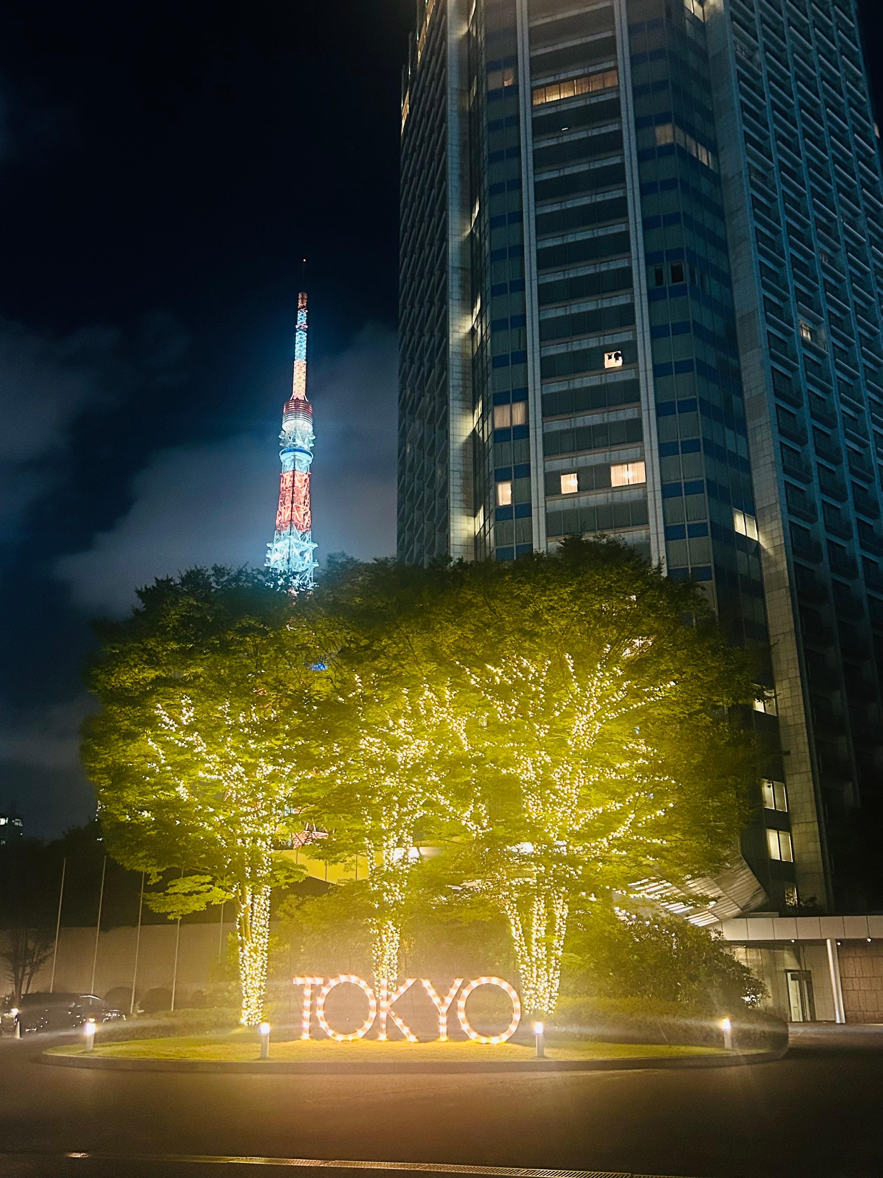 Entrance to the hotel. 