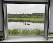View from inside the home.