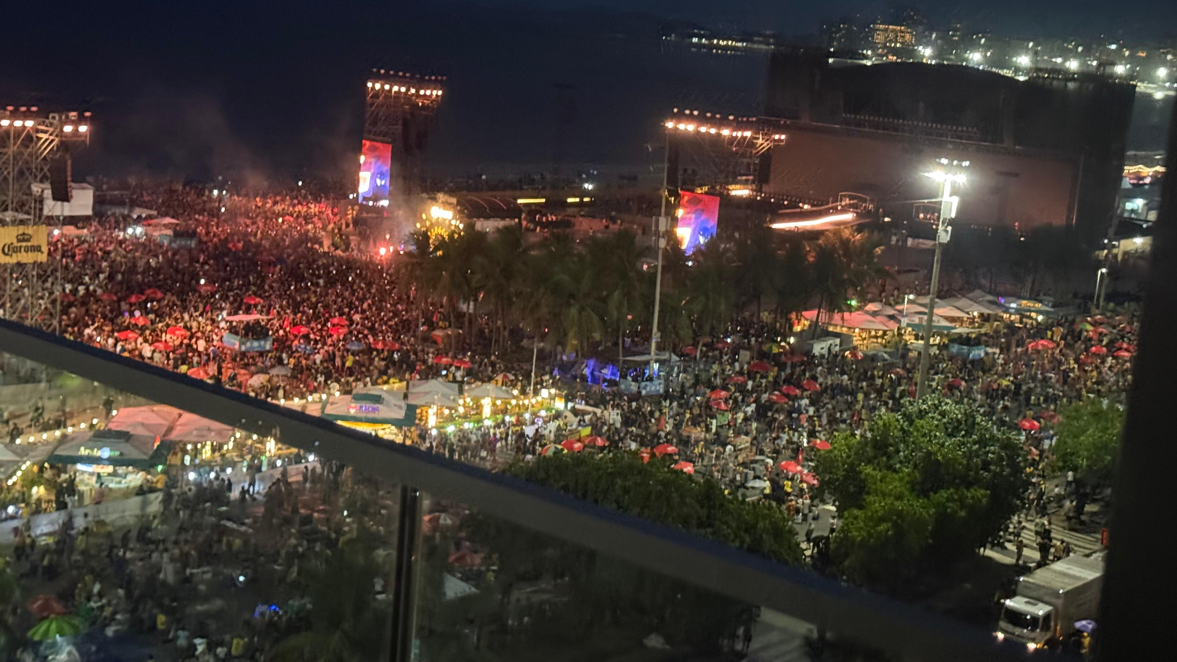 Imagem do meu quarto para o show da Shakira 