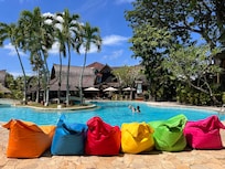 Pool area at Billa Lumbung