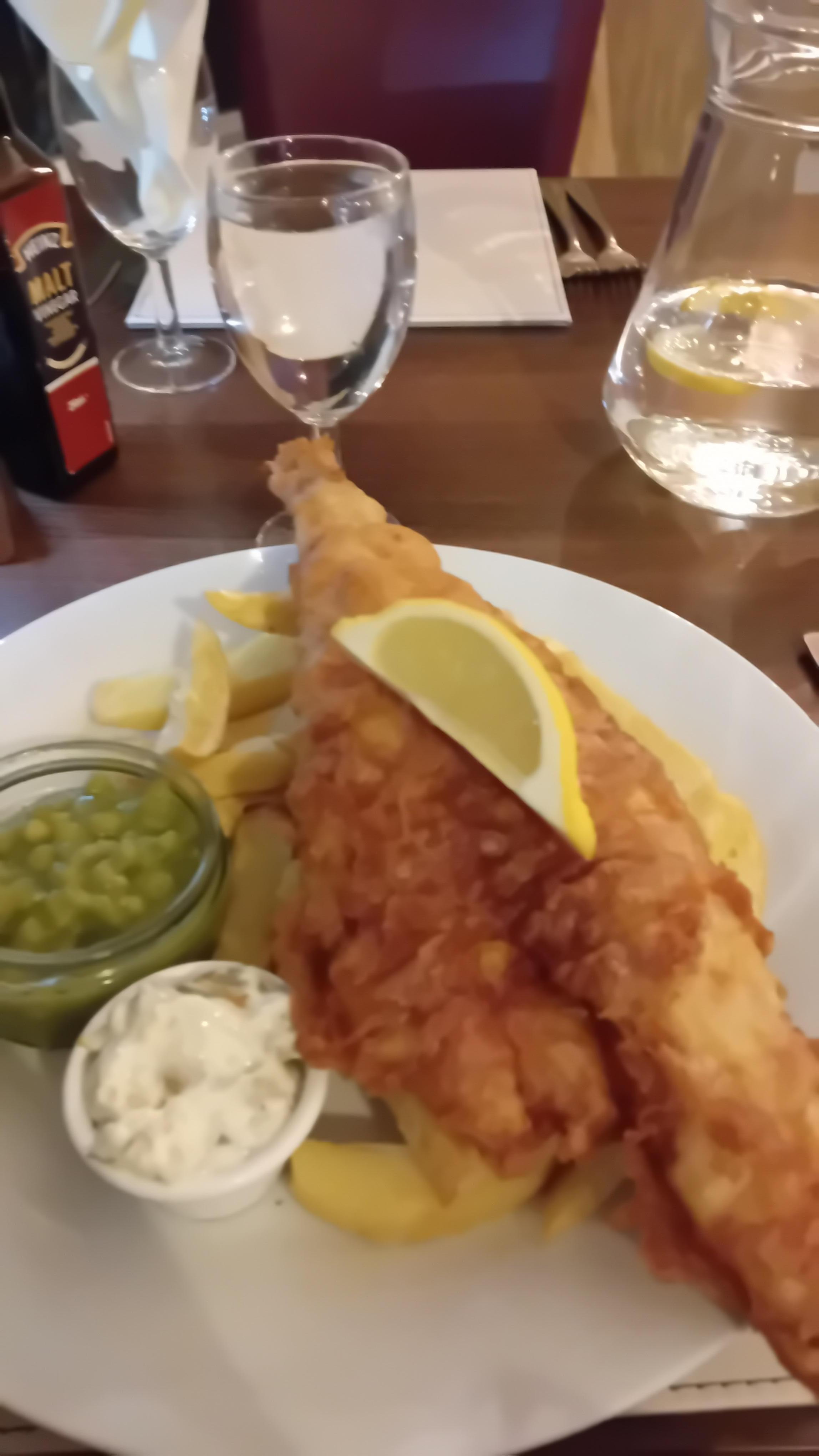 Traditional fish and chips, so tasty 