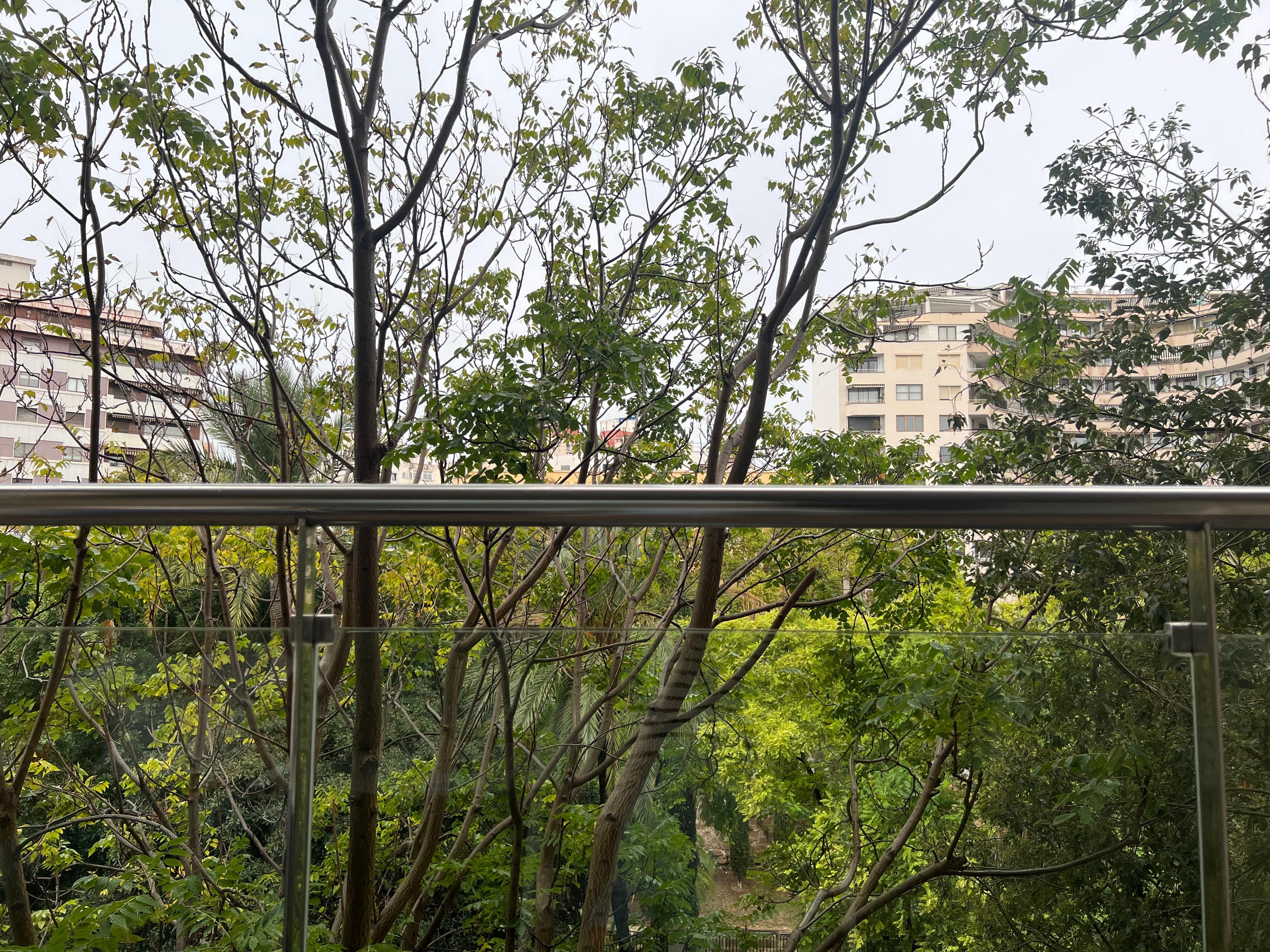 ours had lovely greenery among the trees away from direct street noise!