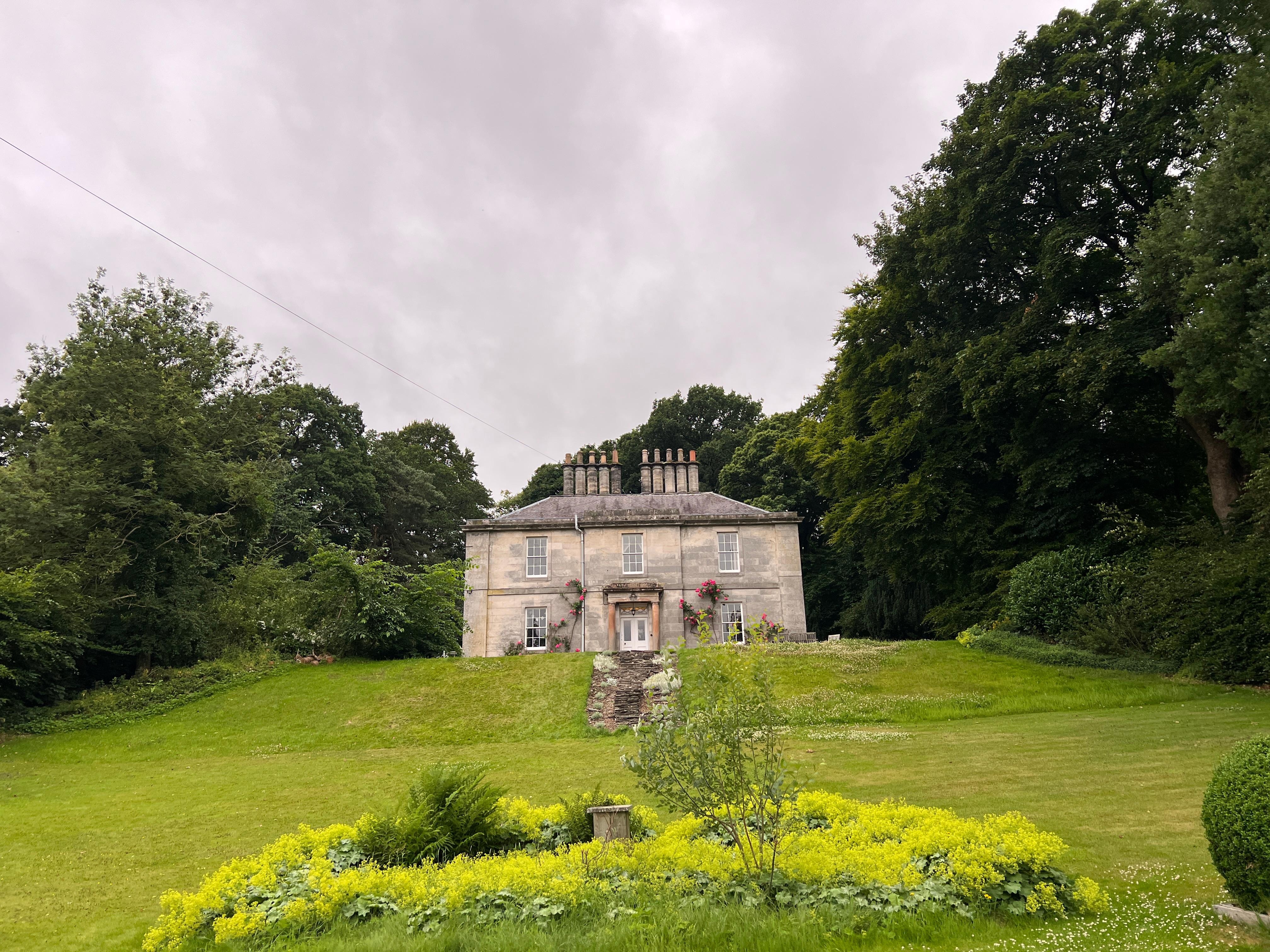 View from the garden