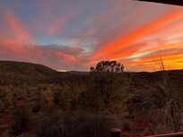 Sunset off the back balcony!!