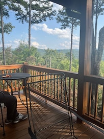 View from deck