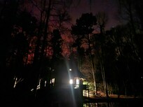 We saw the aurora one night!