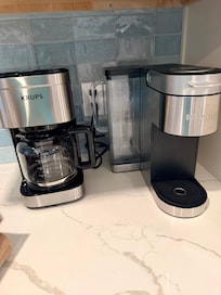 Keurig or regular coffee pot.