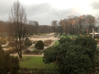 View over park at rear