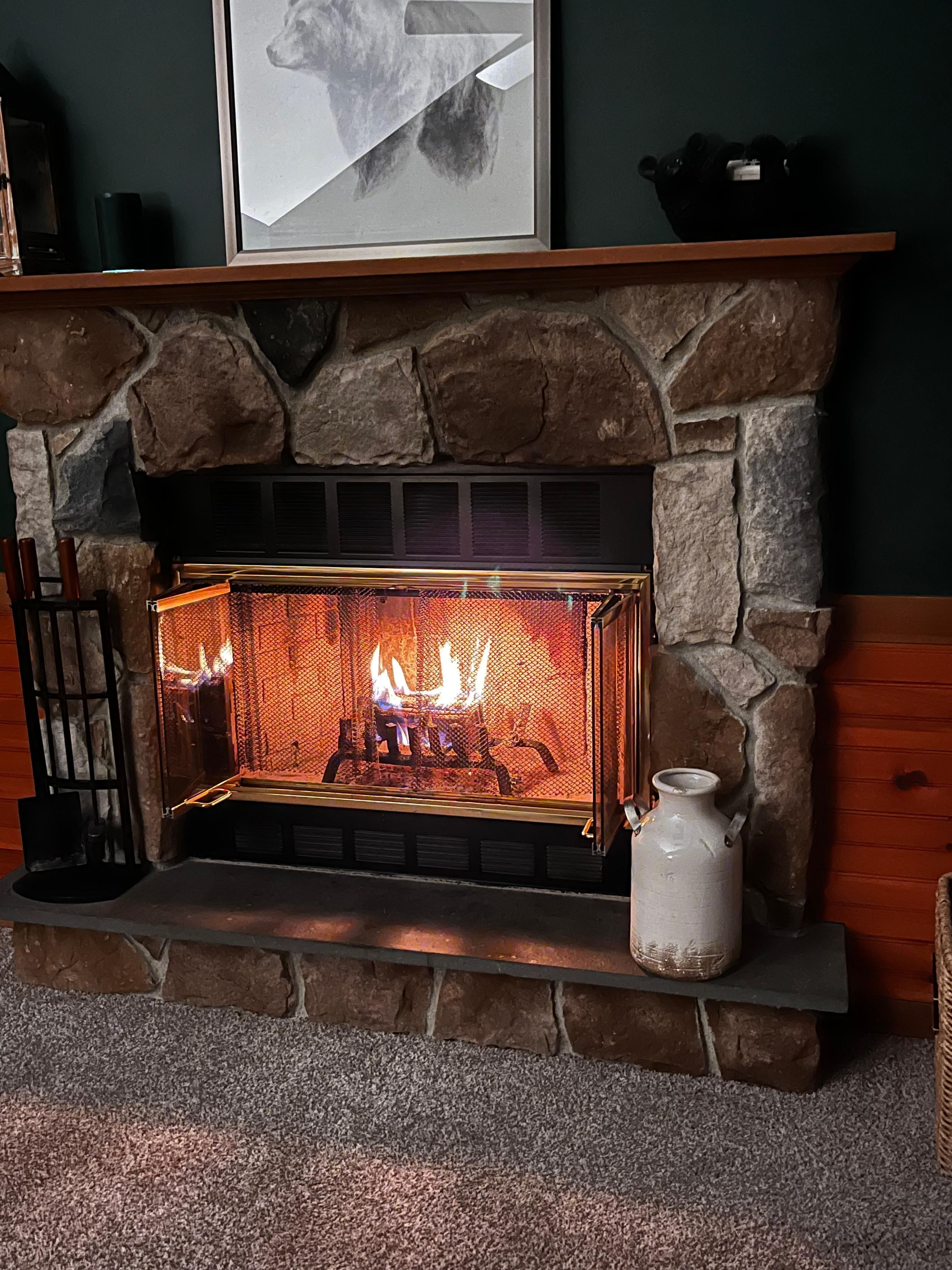 The evening fires were priceless