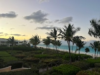 View from the balcony looking west