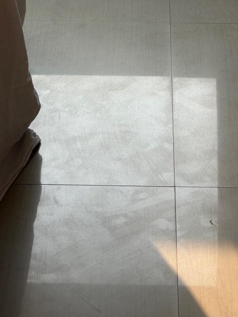 Floor was sticky and nasty