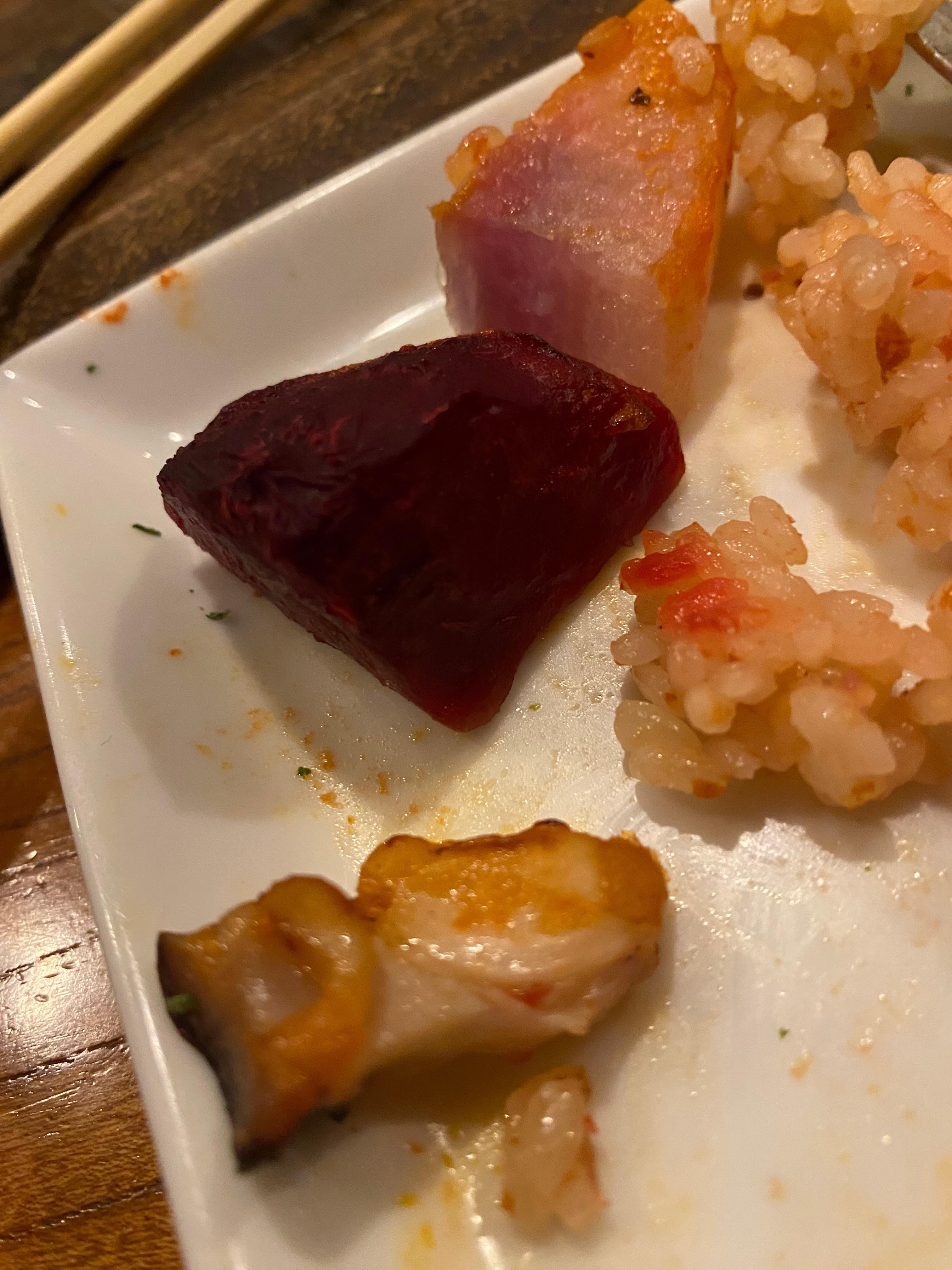 根菜類より小ぶりのムール貝